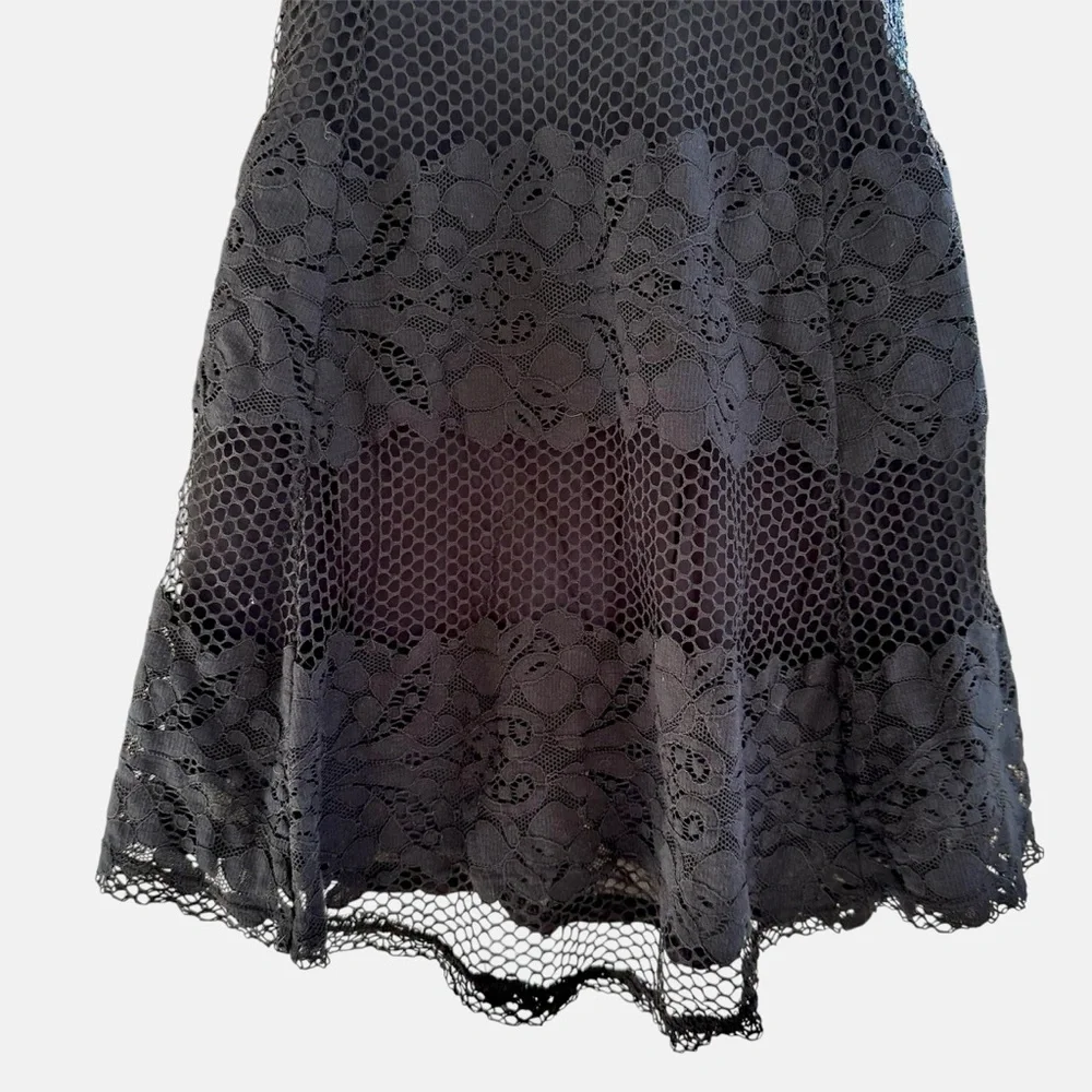 Free People Be Your Baby Black Lace Dress - Picture 11 of 12